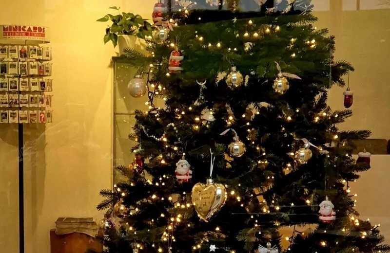 Kerstsfeer op het vakantiepark