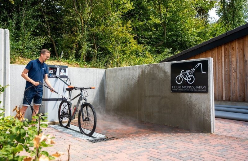 Nieuw: fietsreinigingsstation