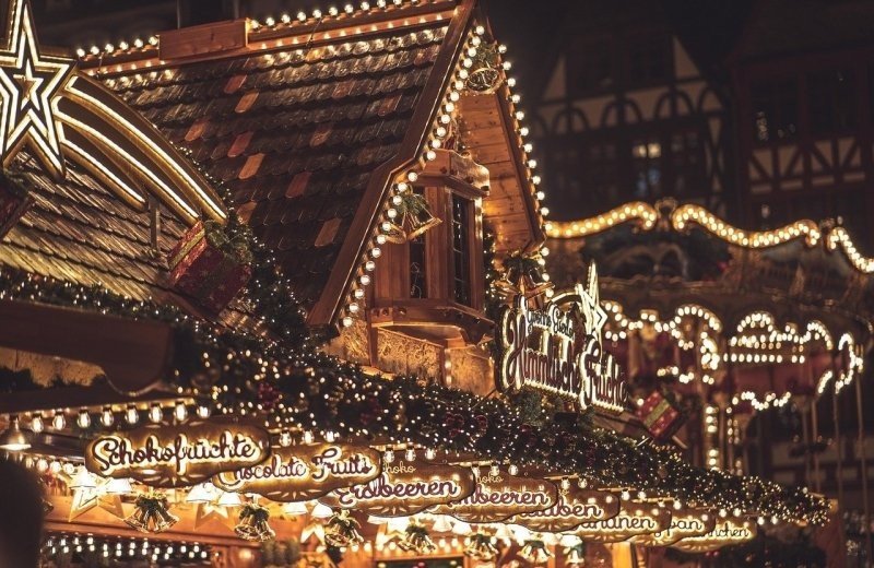 Weihnachtsmarkt Aken (Duitsland)