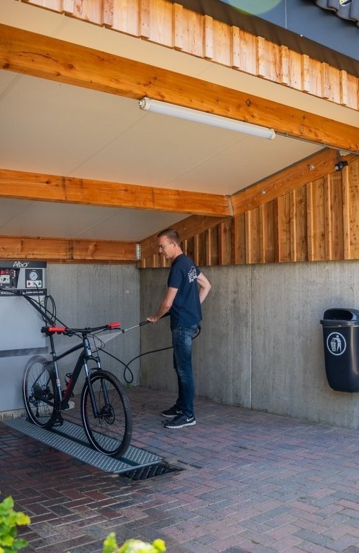 Fietsreinigingsstation