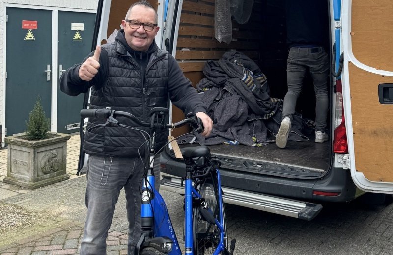 Nieuwe fietsen op het park