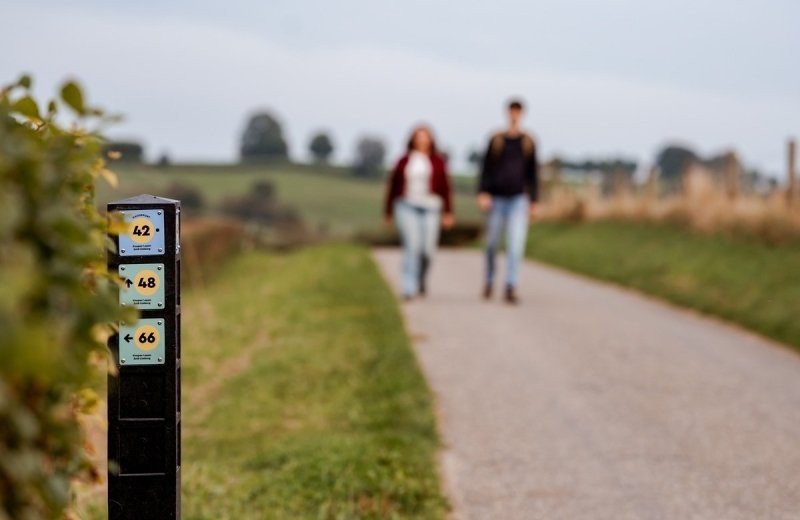 Wandel knooppuntennetwerk knopen lopen zuid limburg in de buurt van buitenplaats de mechelerhof foto visit zuid limburg 1